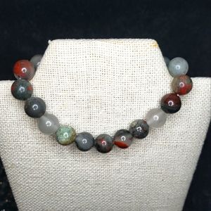 African bloodstone bracelet